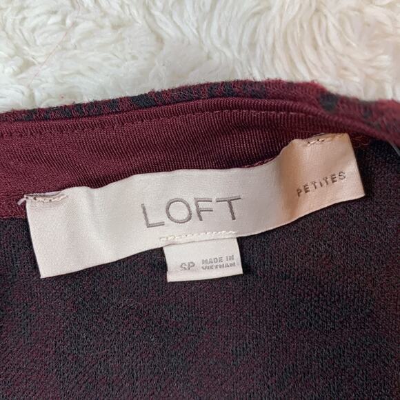 Ann Taylor Loft patterned long sleeved drop waist dress, size sp - Picture 10 of 11